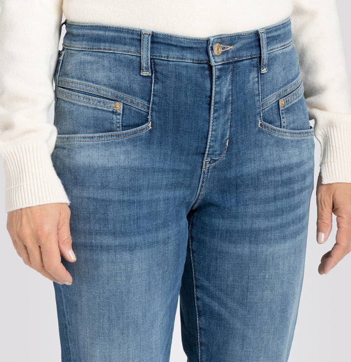 MAC women skinny fit jeans blauw denim – dames - Blue Denim