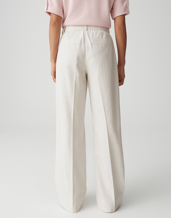 Opus Meeri Coastal 10549713064106 lange broek ecru