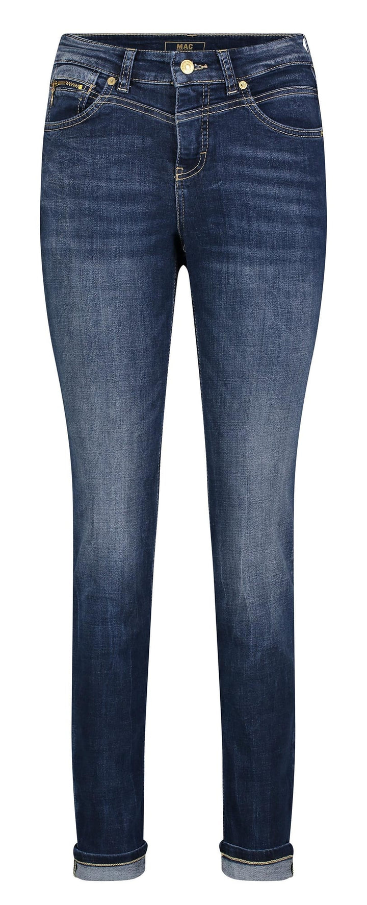 MAC jeans slim fit dames blauw denim – 5904-90-0389L - Blue Denim - L30