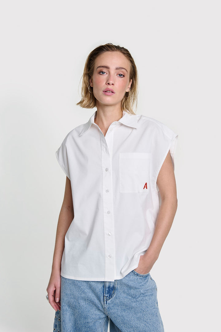 Alix the label blouse k/m dames off-white – seizoen HW2627