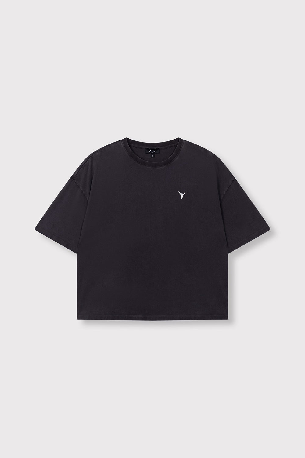 Alix the label 2608819961 t-shirt k/m dames antraciet