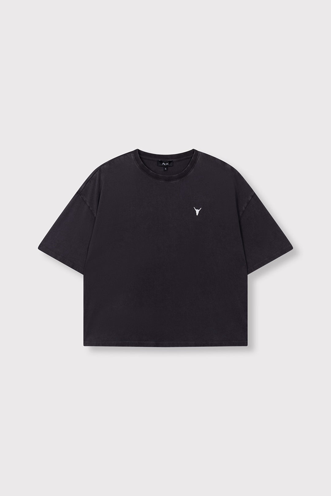 Alix the label 2608819961 t-shirt k/m dames antraciet