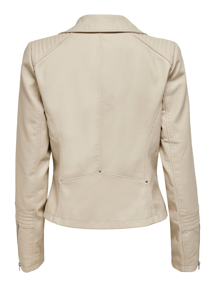 Only Gemma bikerjack beige – dames