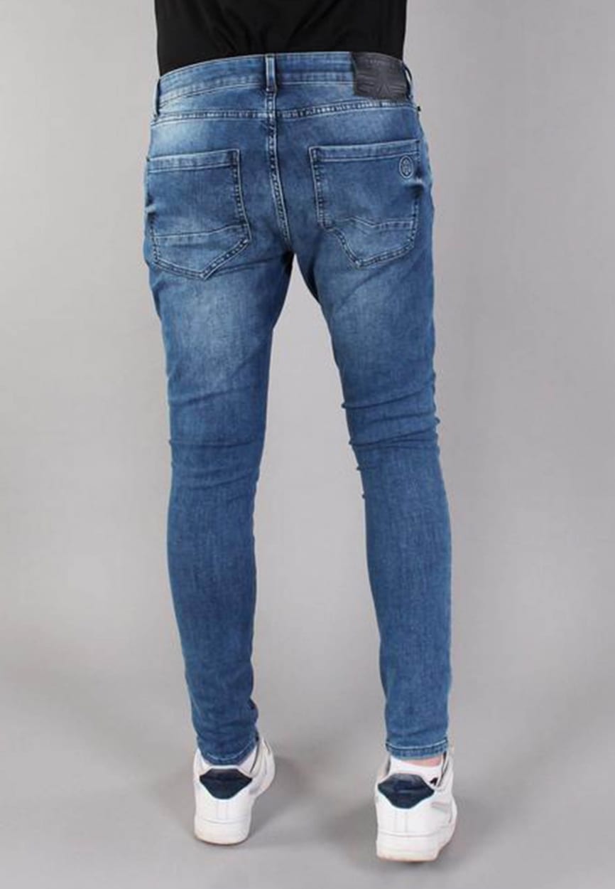 Gabbiano 82681 ultimo jeans skinny fit heren – blue denim - L34
