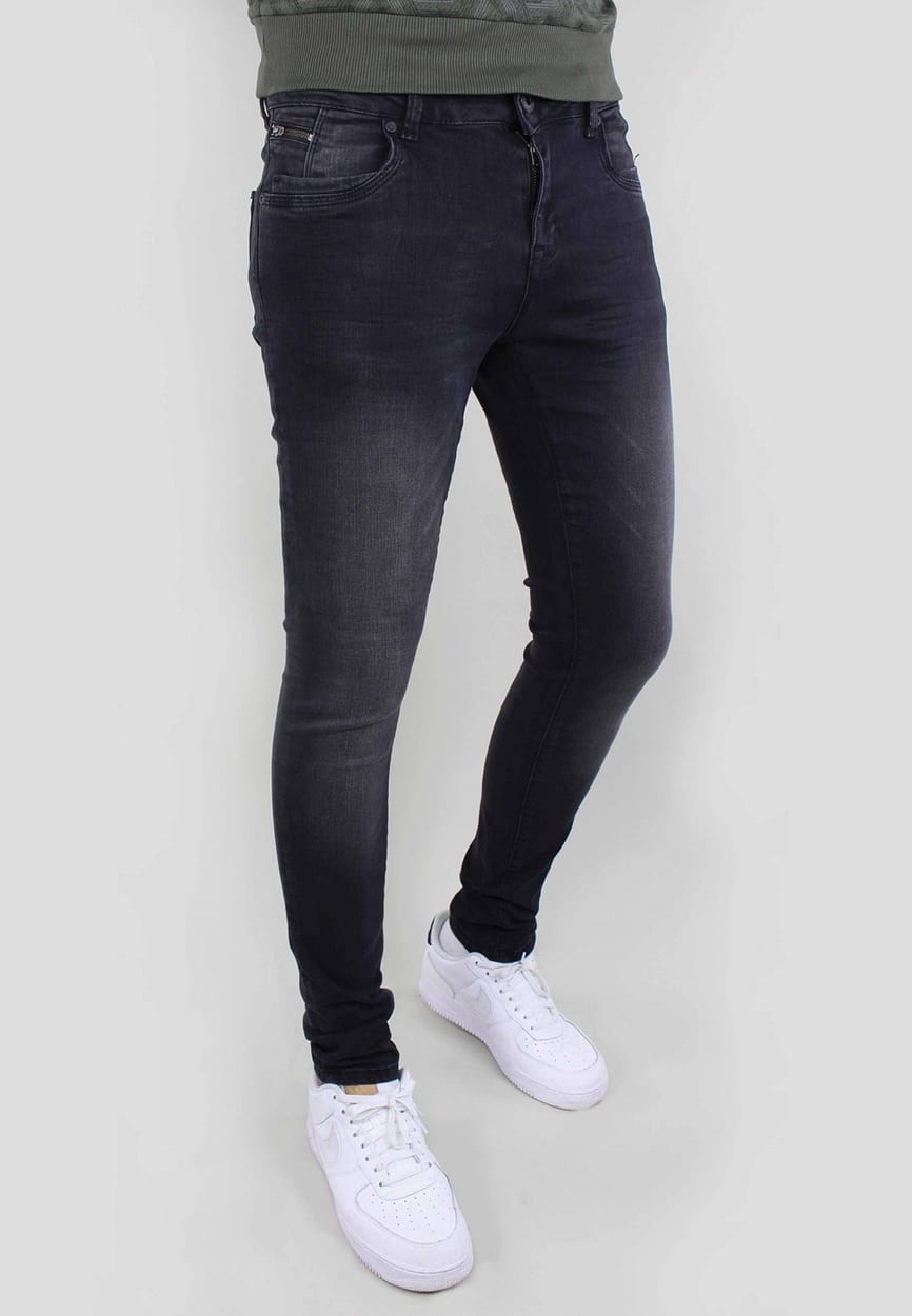 Gabbiano Ultimo jeans skinny fit zwart – heren - Black Denim - L34
