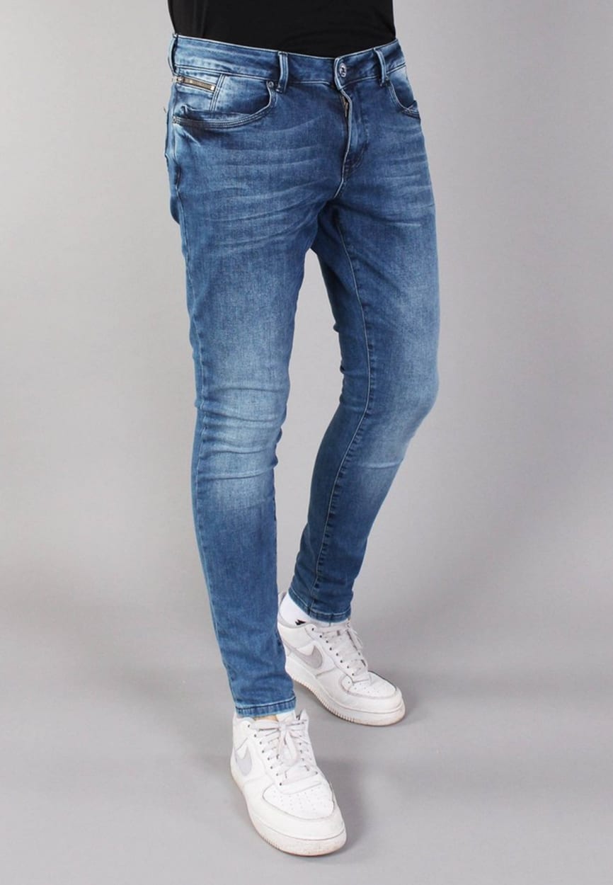Gabbiano 82681 ultimo jeans skinny fit heren – blue denim - L34