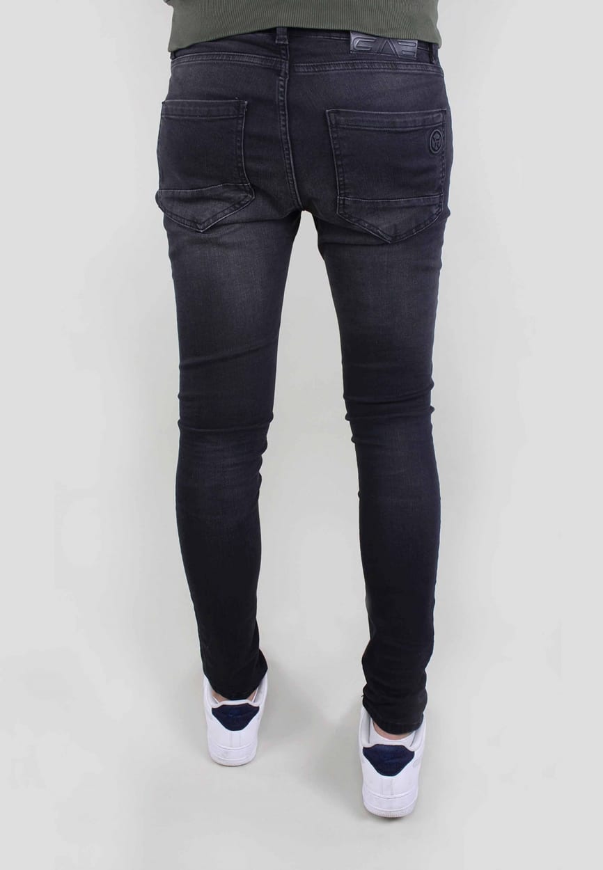 Gabbiano Ultimo jeans skinny fit zwart – heren - Black Denim - L34