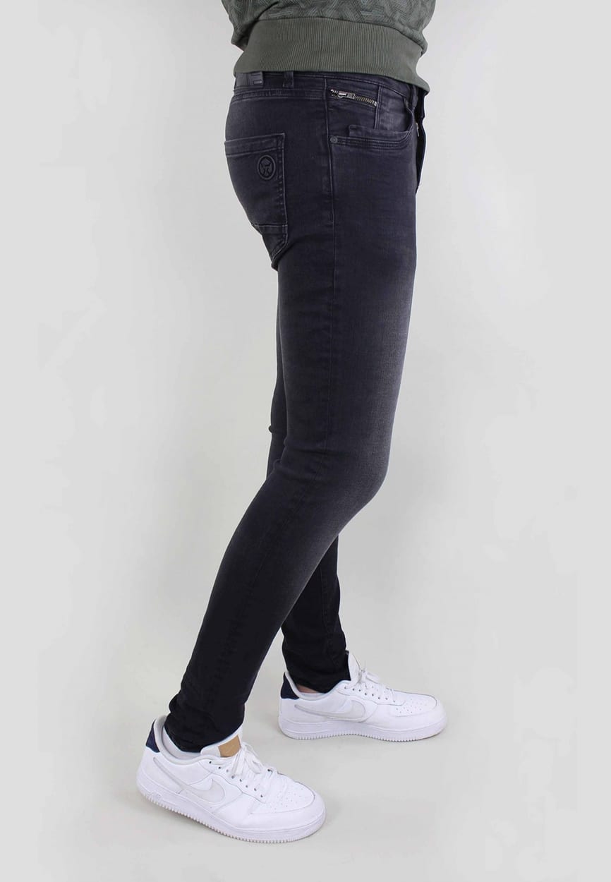 Gabbiano 82611 Ultimo jeans skinny fit black denim – heren - L34