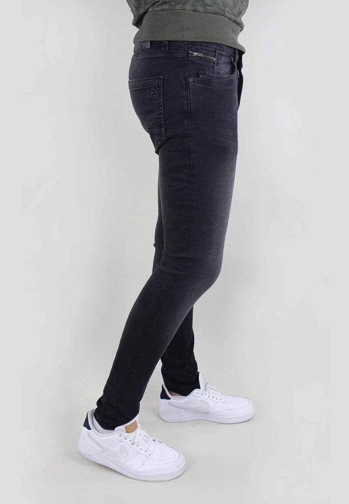 Gabbiano 82611 Ultimo jeans skinny fit black denim – heren - L34