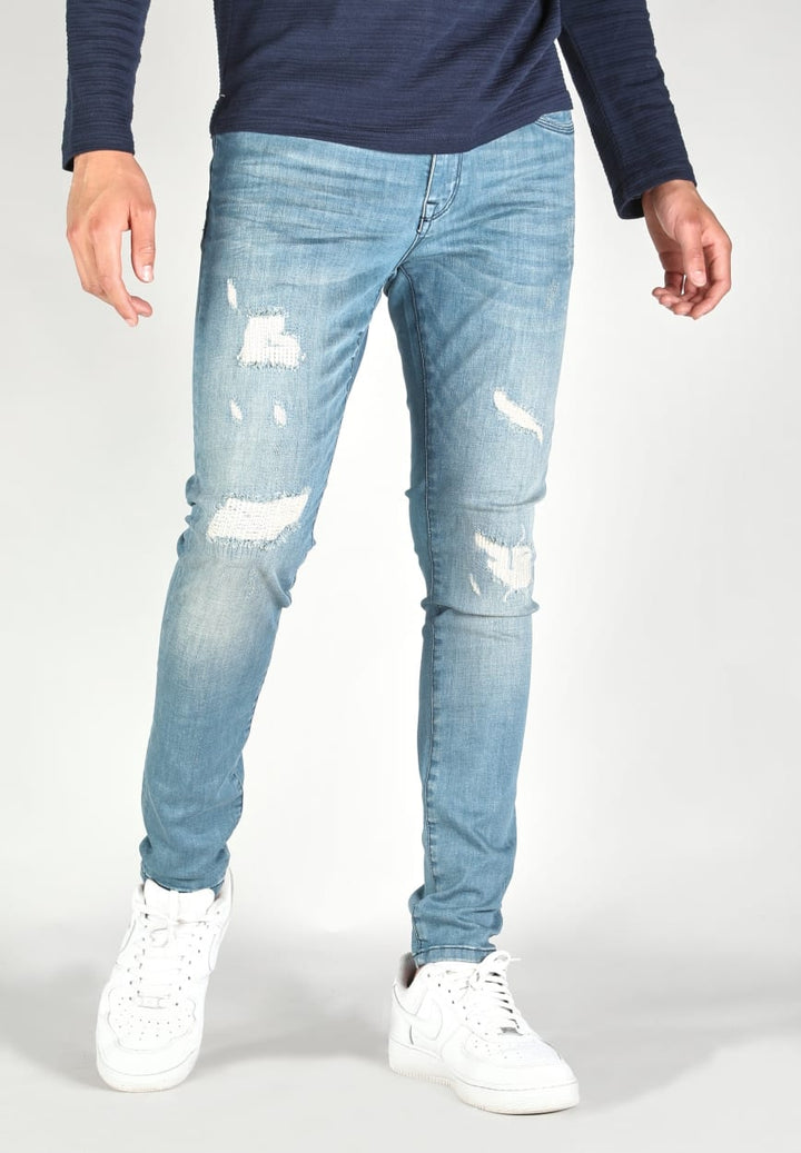 Gabbiano men 821755 Ultimo jeans skinny fit heren blue denim - L34