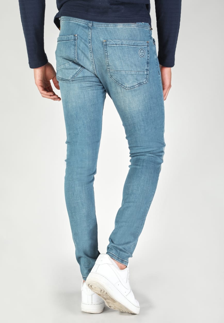Gabbiano men 821755 Ultimo jeans skinny fit heren - Blue Denim - L34