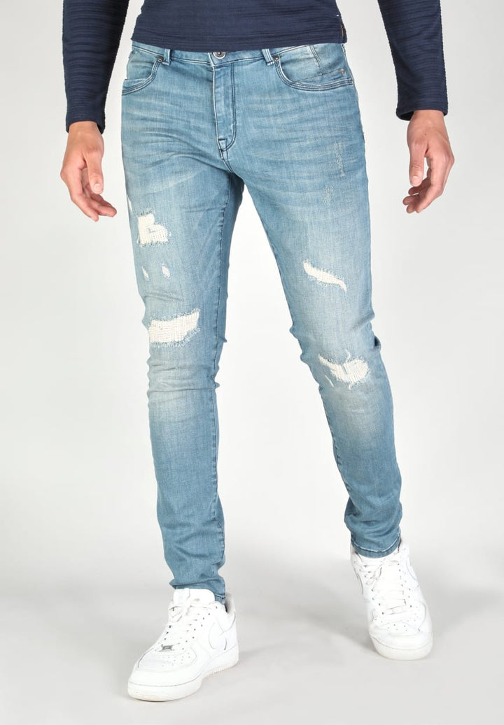 Gabbiano men 821755 Ultimo jeans skinny fit heren - Blue Denim - L34
