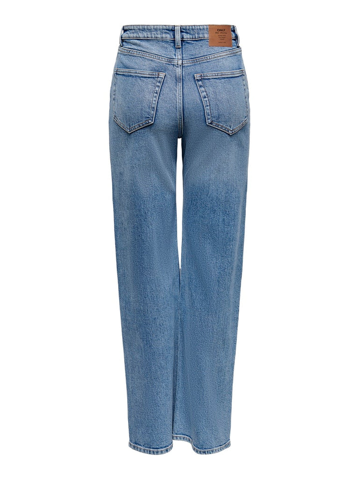 Only Juicy jeans regular-straight fit dames - blue denim - L30