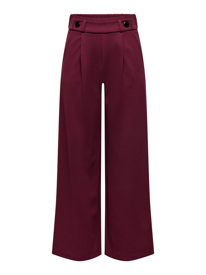 Jacqueline de Yong Geggo lange broek bordeaux – dames - L34