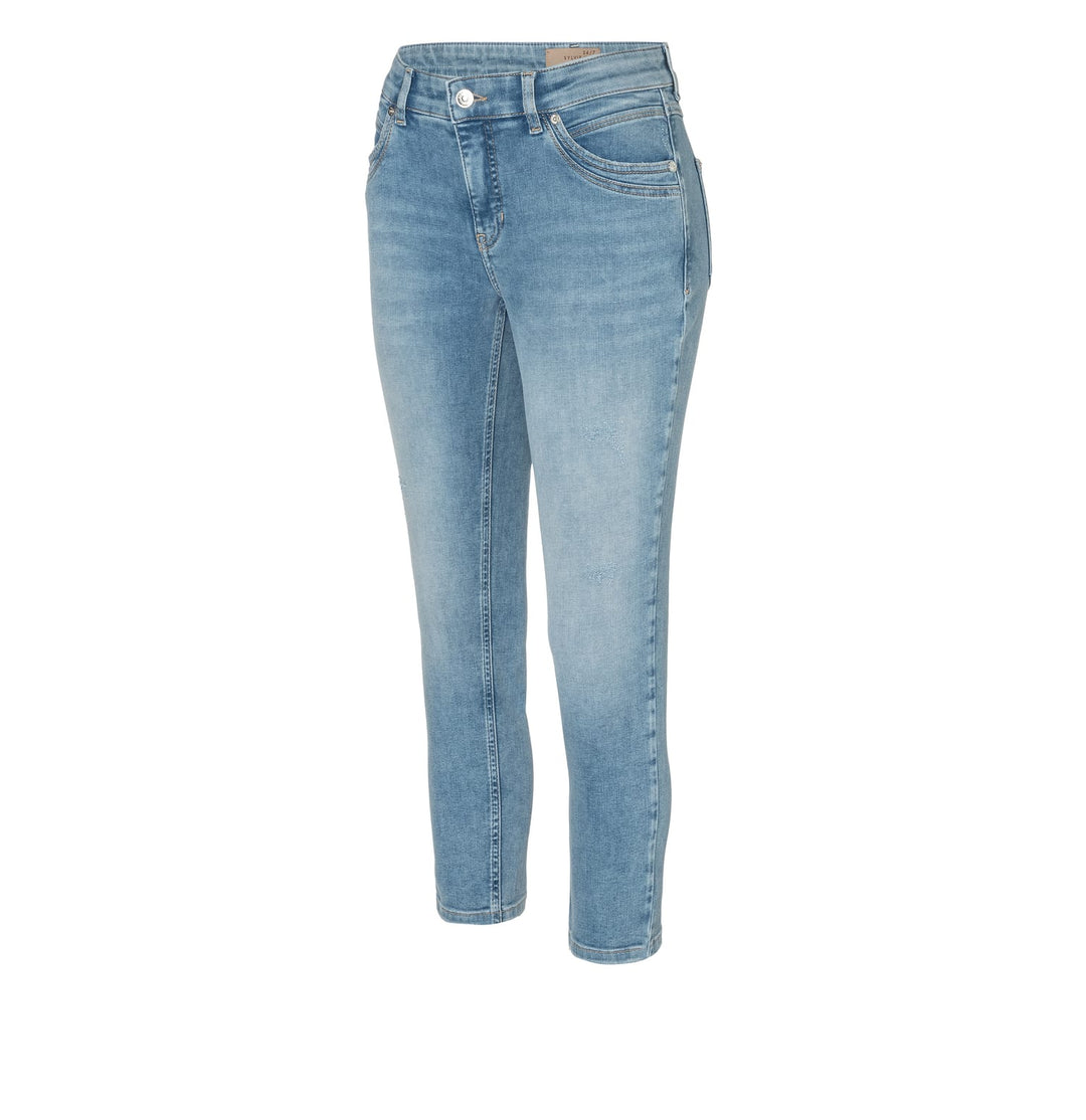 MAC Mel jeans slim fit dames – blue denim - L30