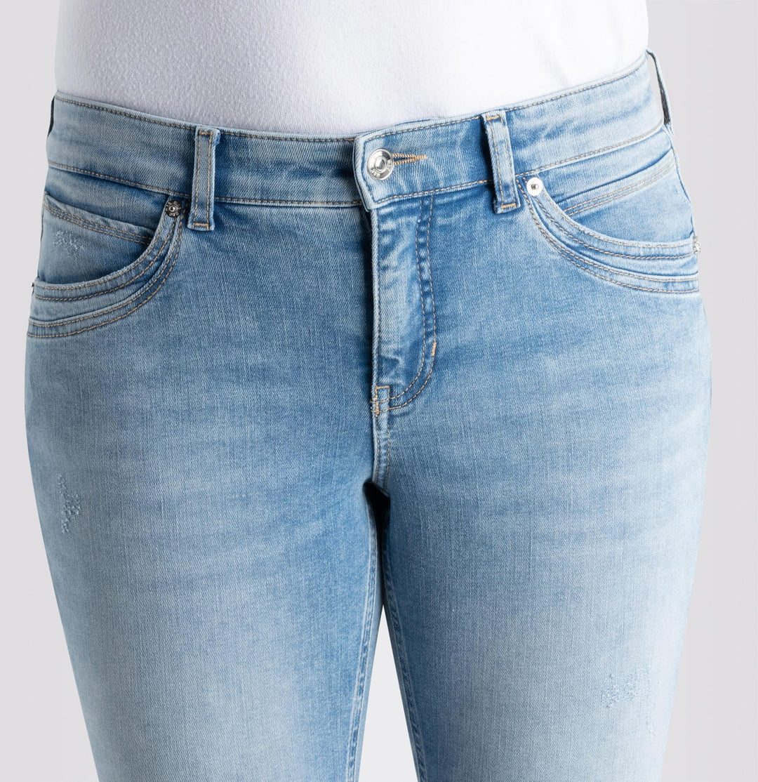 MAC Mel jeans slim fit dames – blue denim - L30