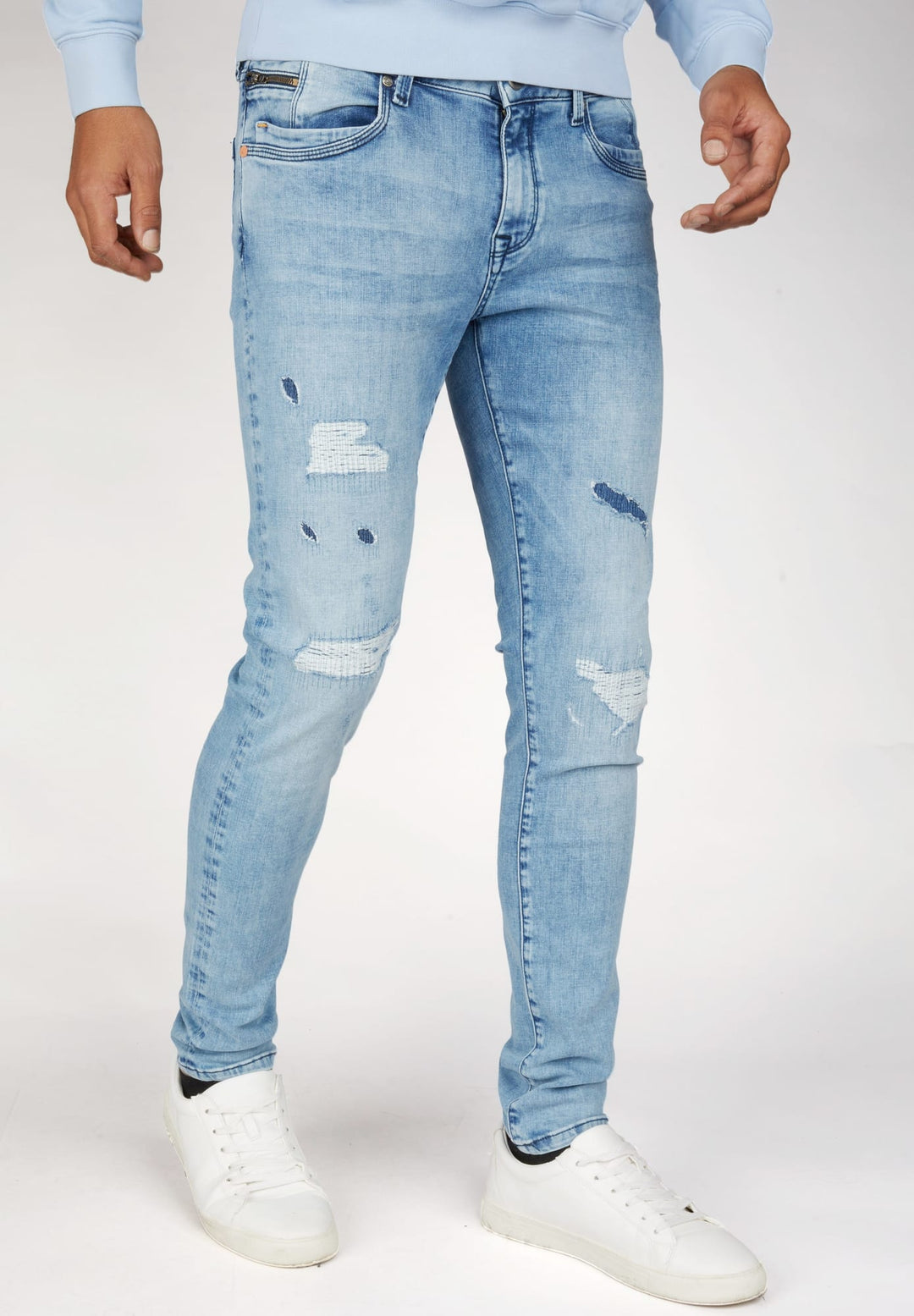 Gabbiano men Ultimo jeans skinny fit heren – blue denim - 34