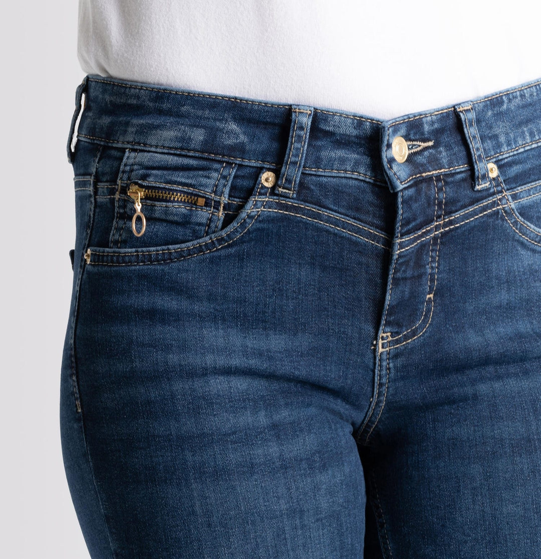 MAC jeans slim fit dames blauw denim – 5904-90-0389L - Blue Denim - L30