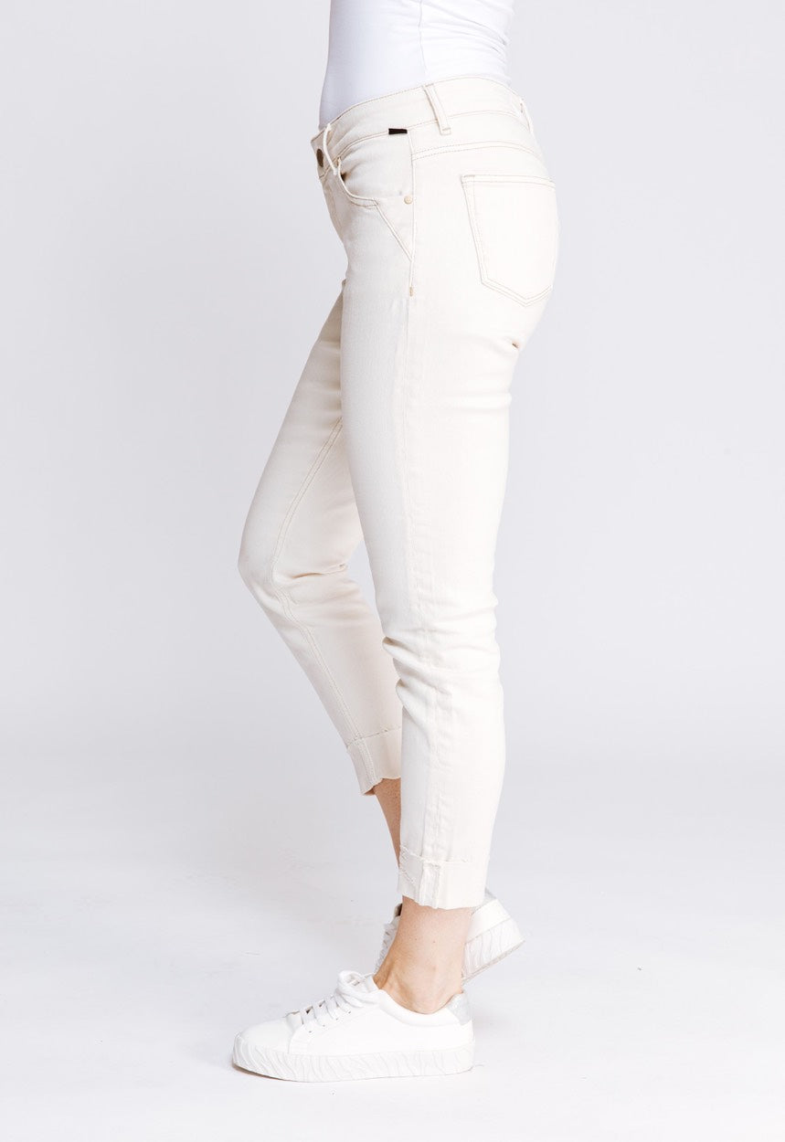 Zhrill w1289 off-white slim fit jeans dames