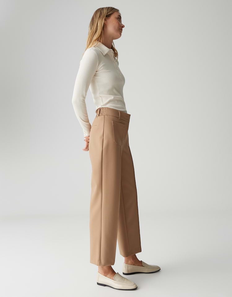 Opus Meeri dynamic lange broek dames camel