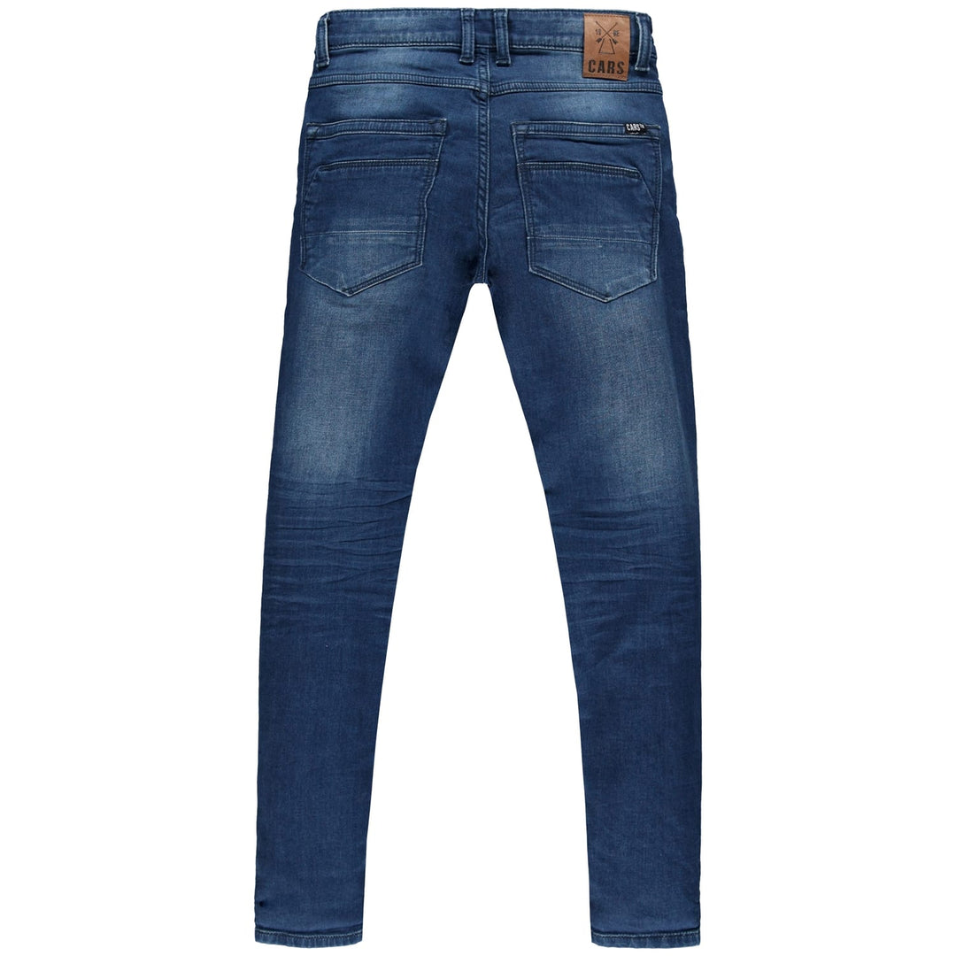 Cars Burgo jog jeans slim fit – jongens - Blue Denim