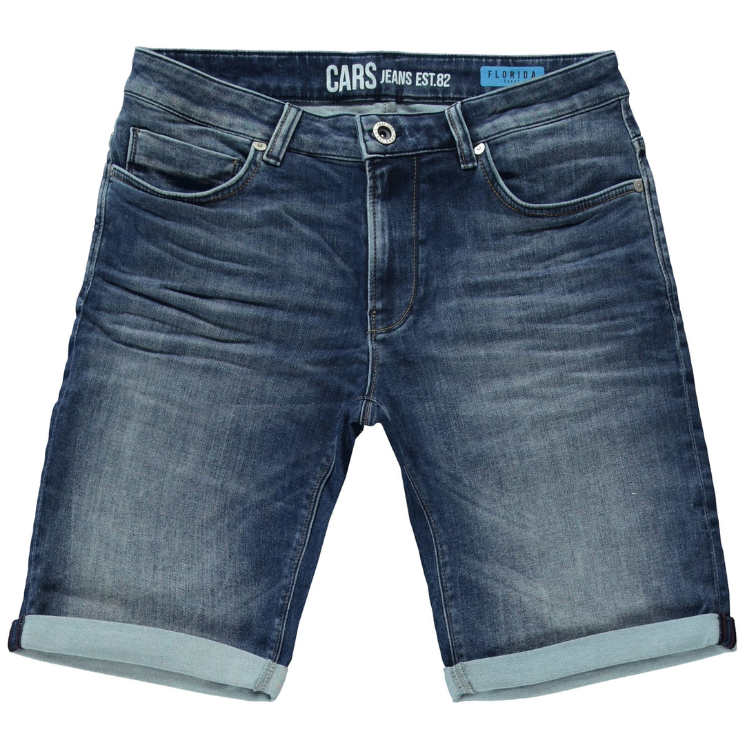 Cars men short denim heren Florida – blue denim