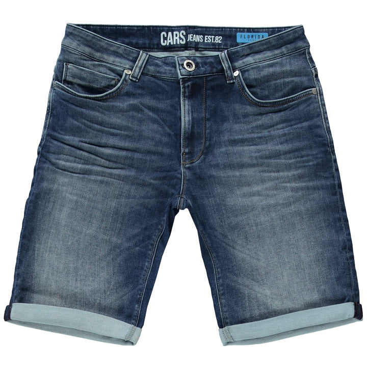 Cars men short denim heren Florida – blue denim