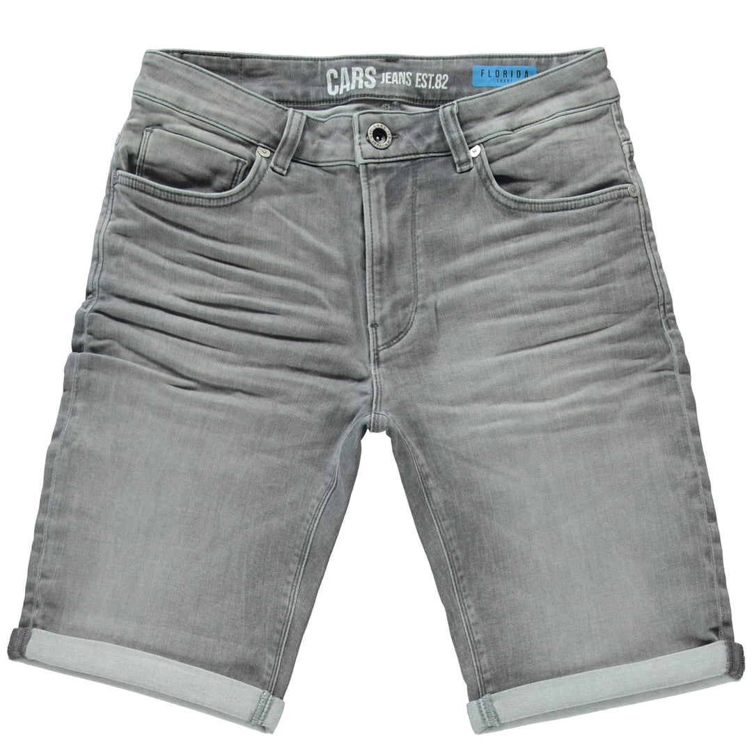 Cars men short denim heren grijs – Florida - Grey Denim