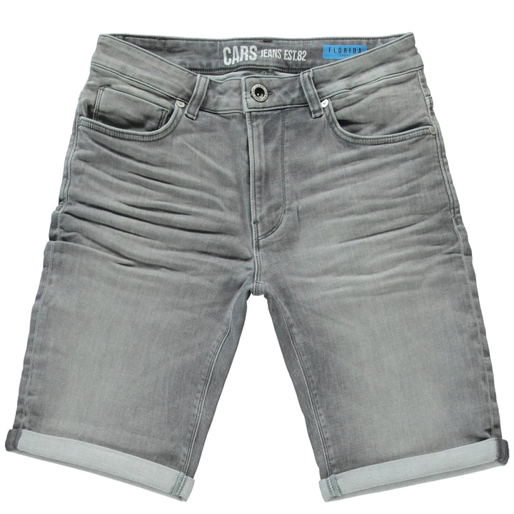 Cars men short denim heren grijs – Florida - Grey Denim