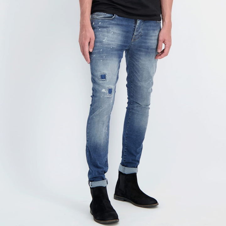 Cars men jeans Aron Super Skinny – heren - Blue Denim - 32