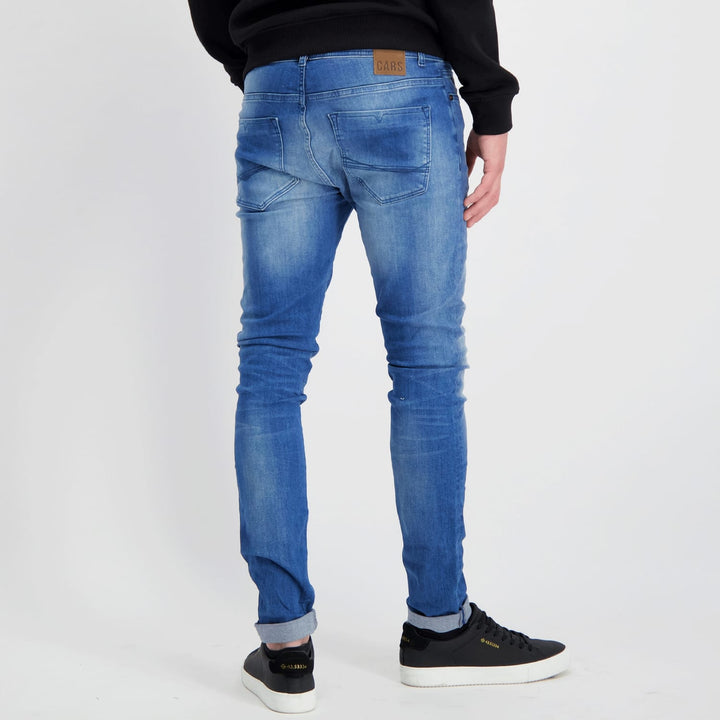 Cars men Jeans Dust Super Skinny - heren - Blue Denim - L32