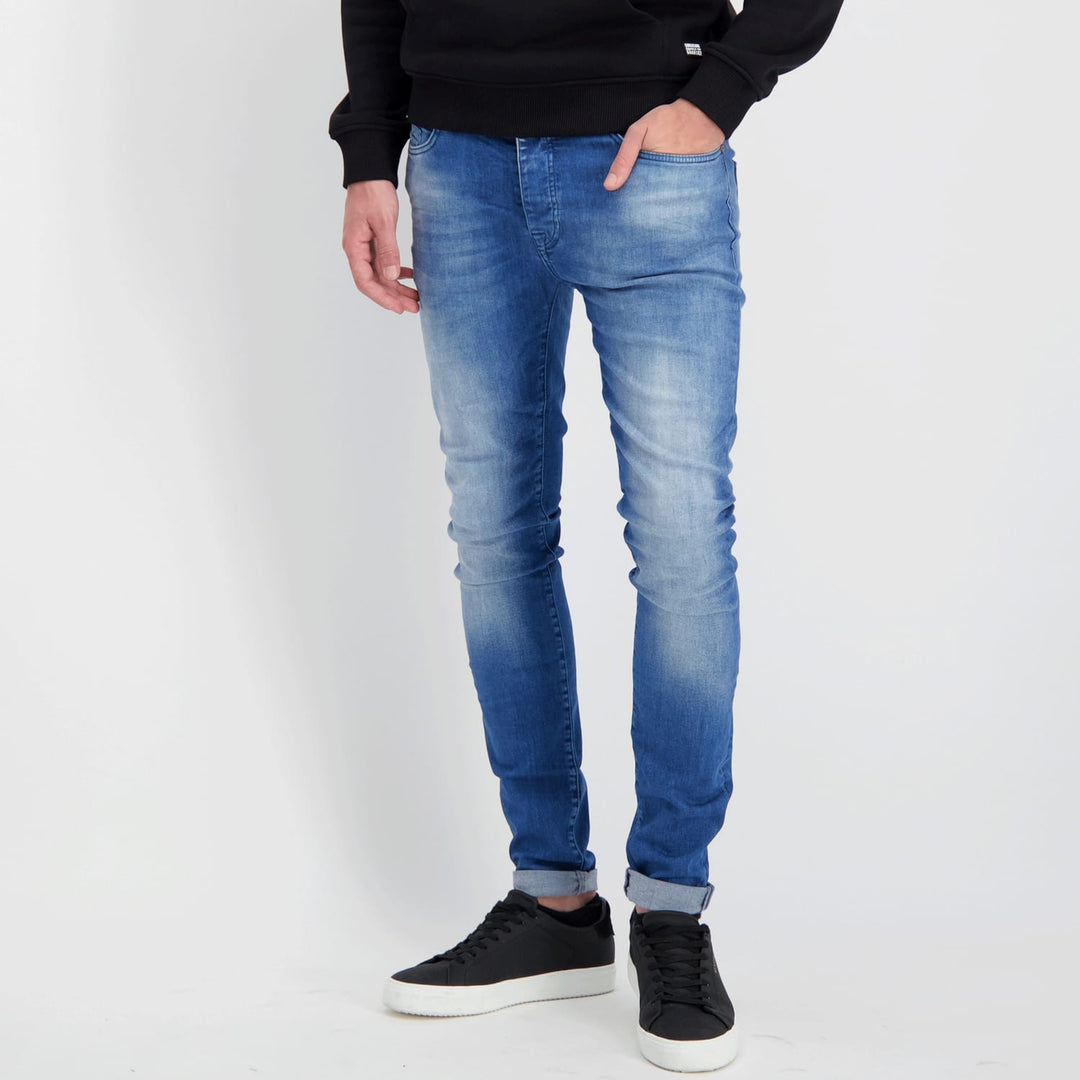 Cars men Jeans Dust Super Skinny - heren - Blue Denim - L32