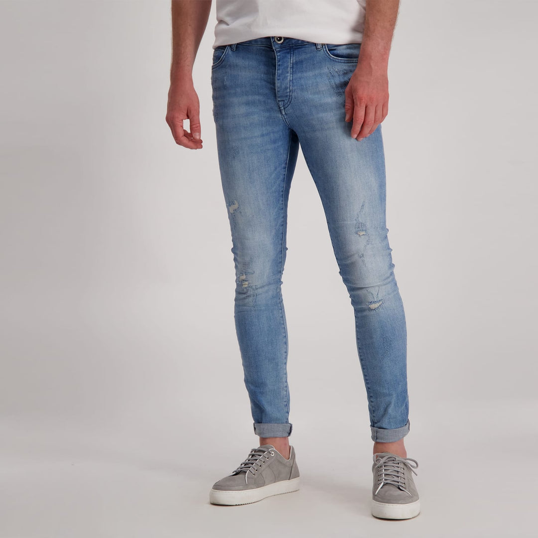 Cars men jeans Aron super skinny – heren - Blue Denim - L34