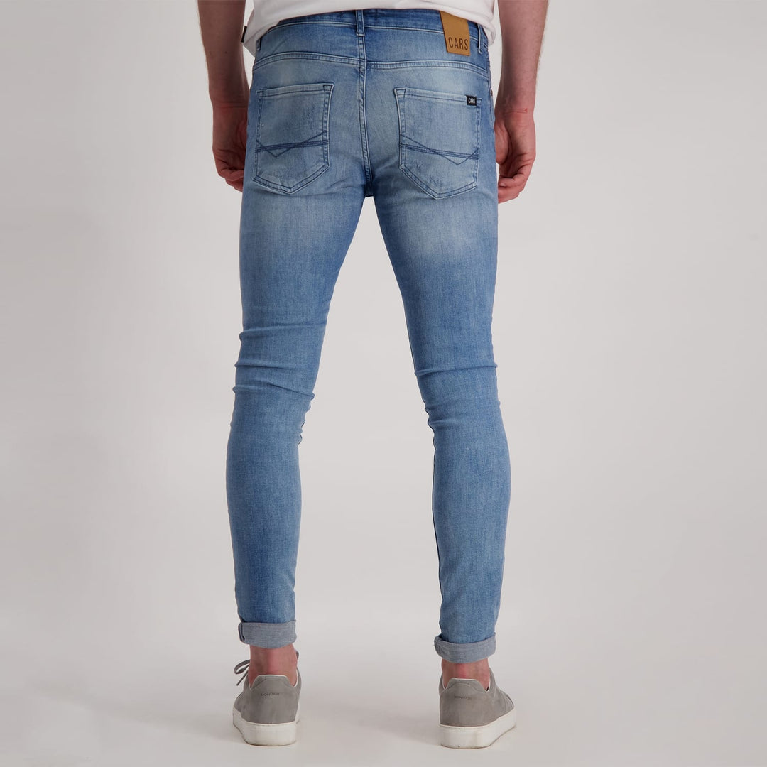 Cars men jeans Aron super skinny – heren - Blue Denim - L34
