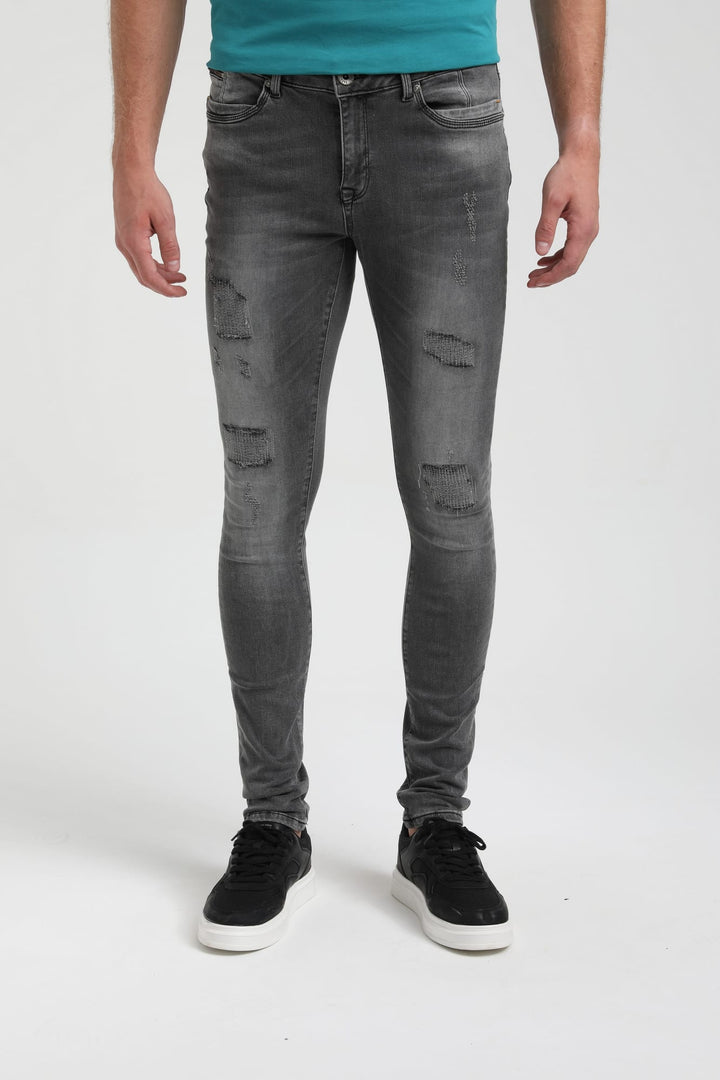 Gabbiano men 821751 Ultimo jeans grey denim – heren - L34