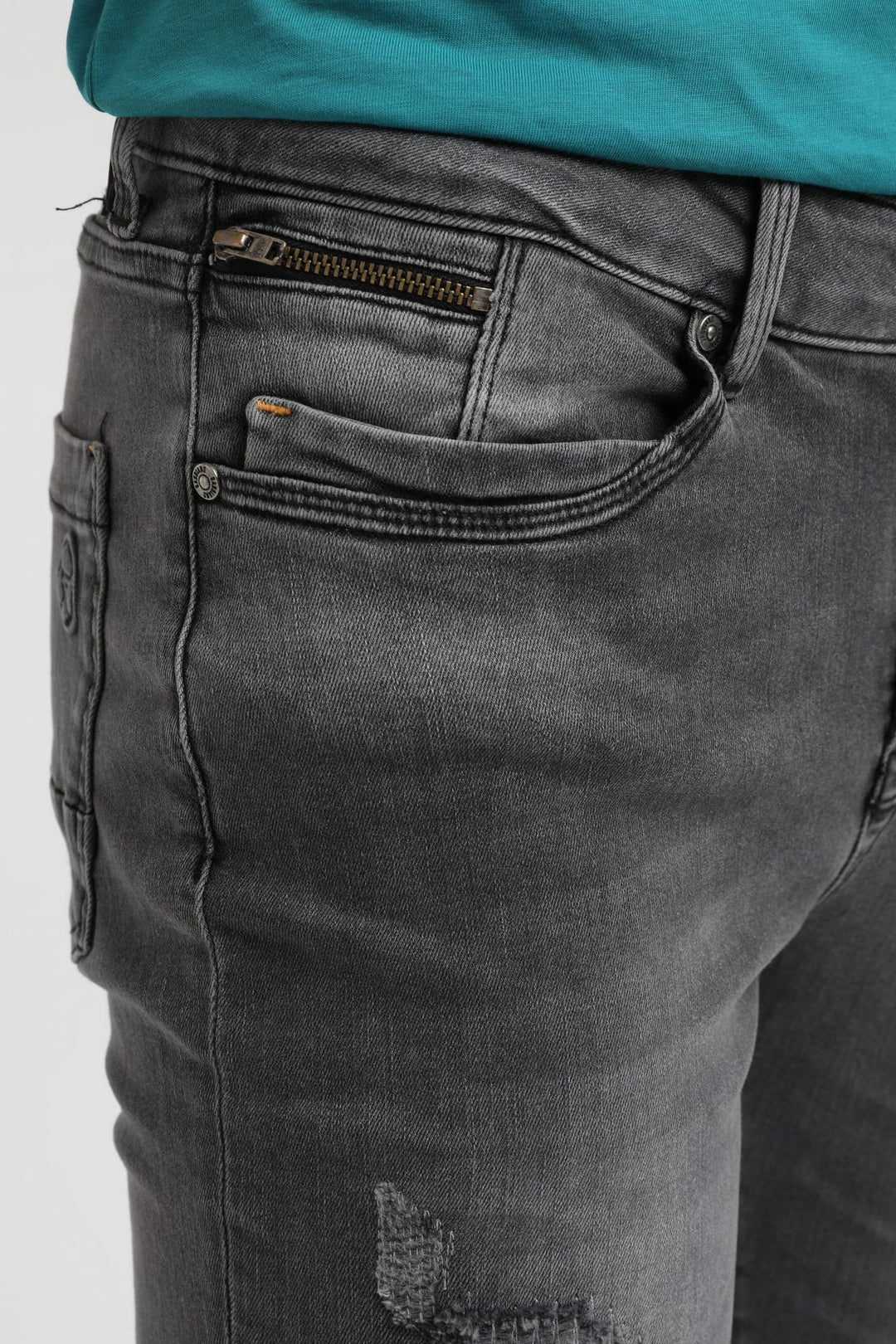 Gabbiano men 821751 Ultimo jeans grey denim – heren - L34