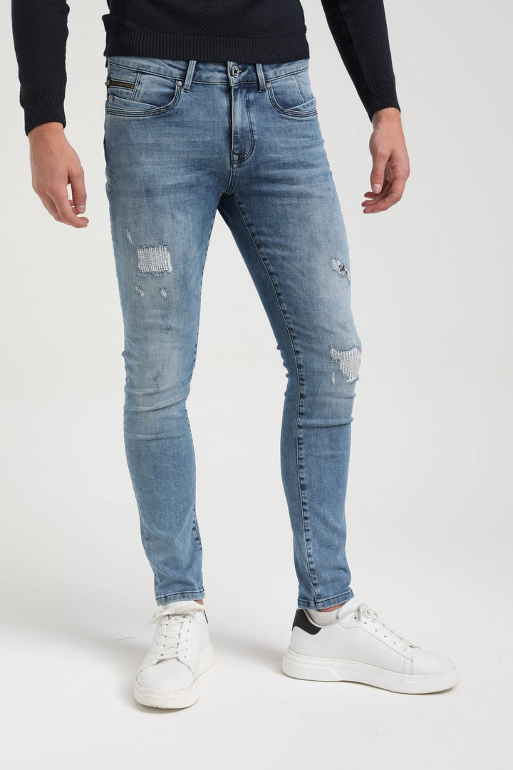 Gabbiano Ultimo jeans skinny fit – heren - Blue Denim - 34