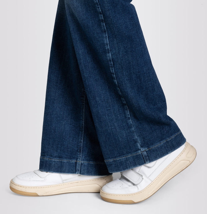 MAC Dream Wide jeans loose fit dames – blue denim - 32