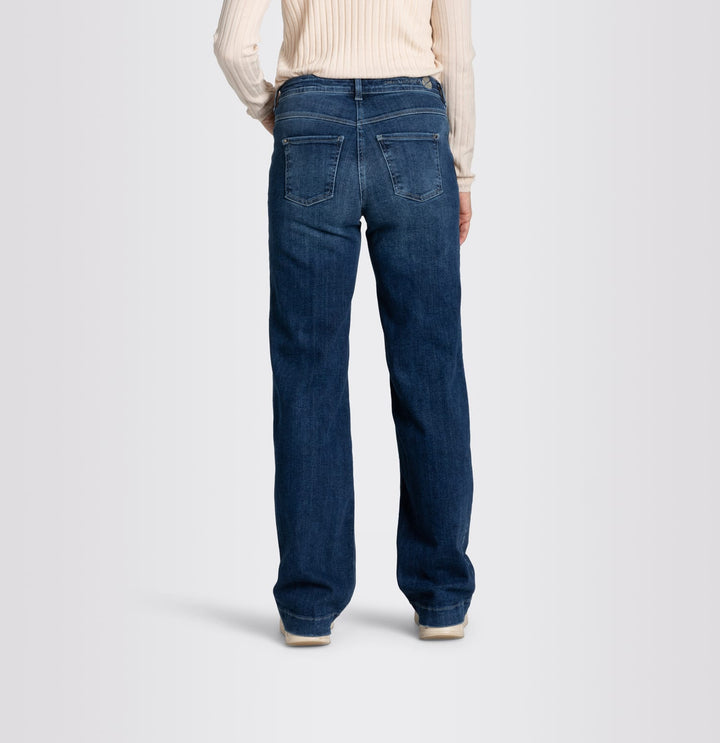 MAC Dream Wide jeans loose fit dames – blue denim - 32
