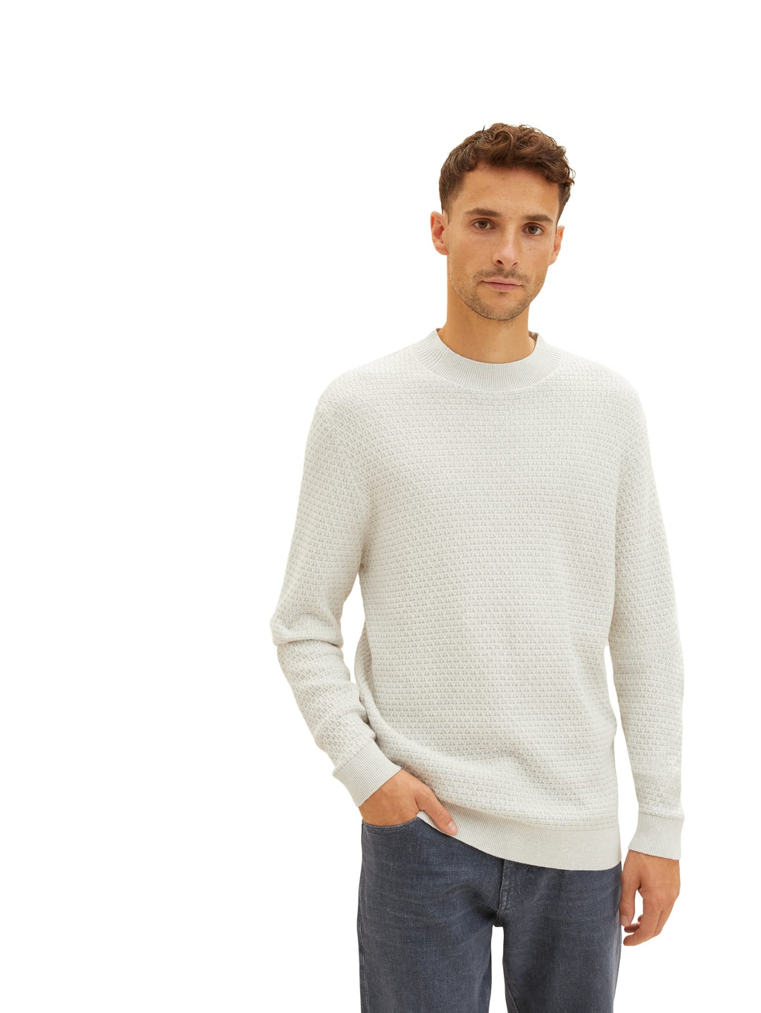 Tom Tailor trui lichtgrijs – heren