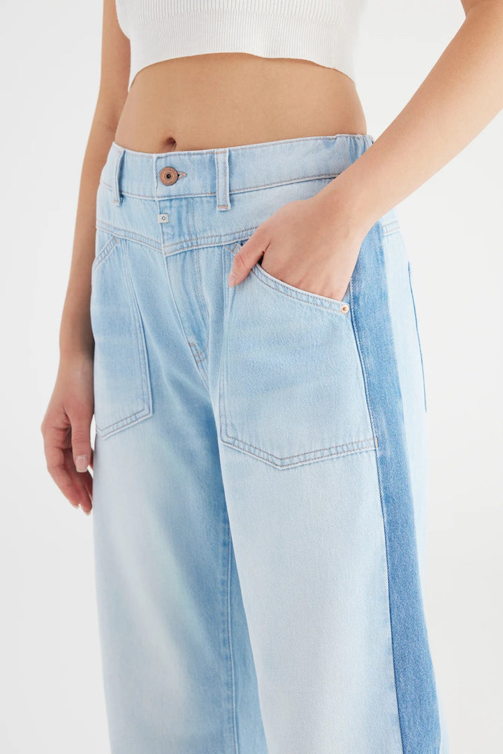 COJ Selena jeans loose fit dames – blue denim