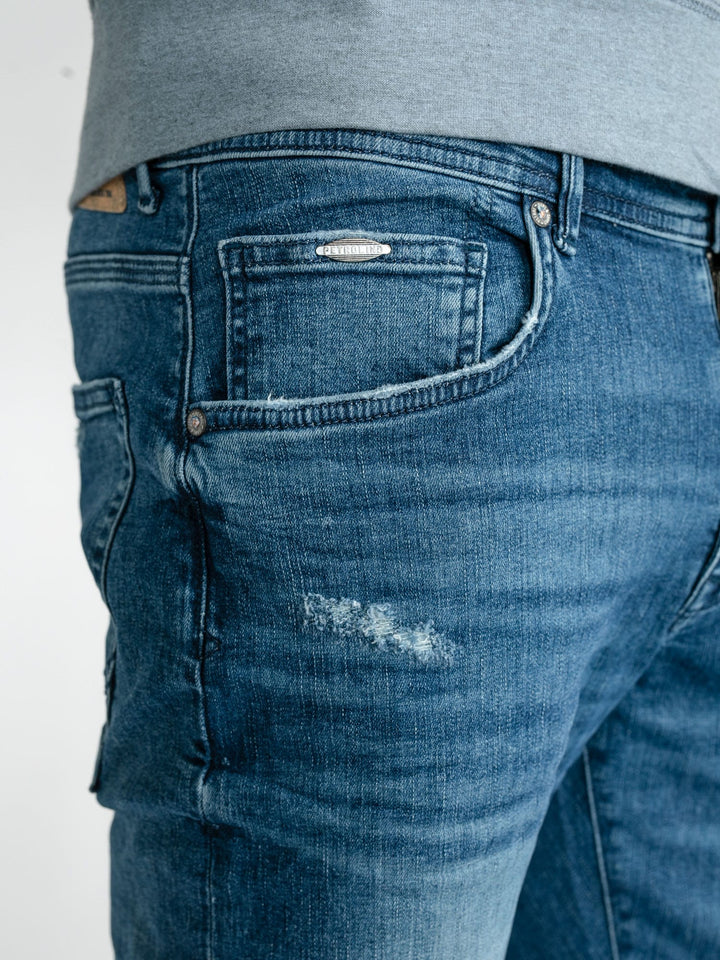 Petrol men M-1030-DNM002 Seaham jeans skinny fit heren - Blue Denim - 36