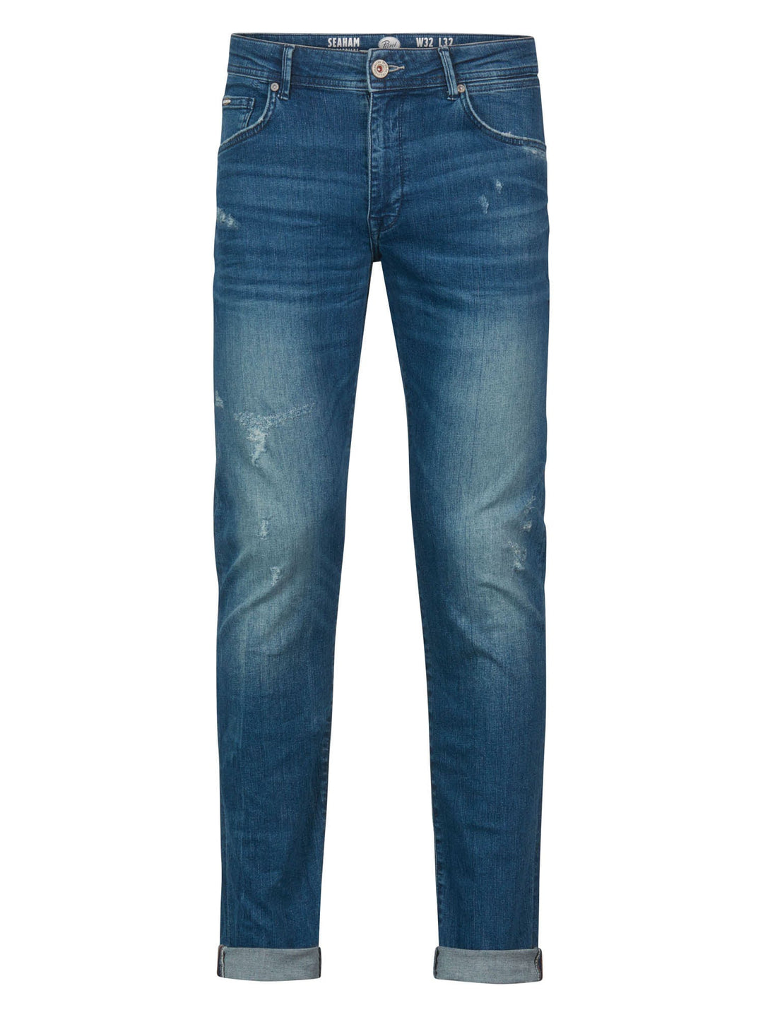 Petrol men M-1030-DNM002 Seaham jeans skinny fit heren - Blue Denim - 36