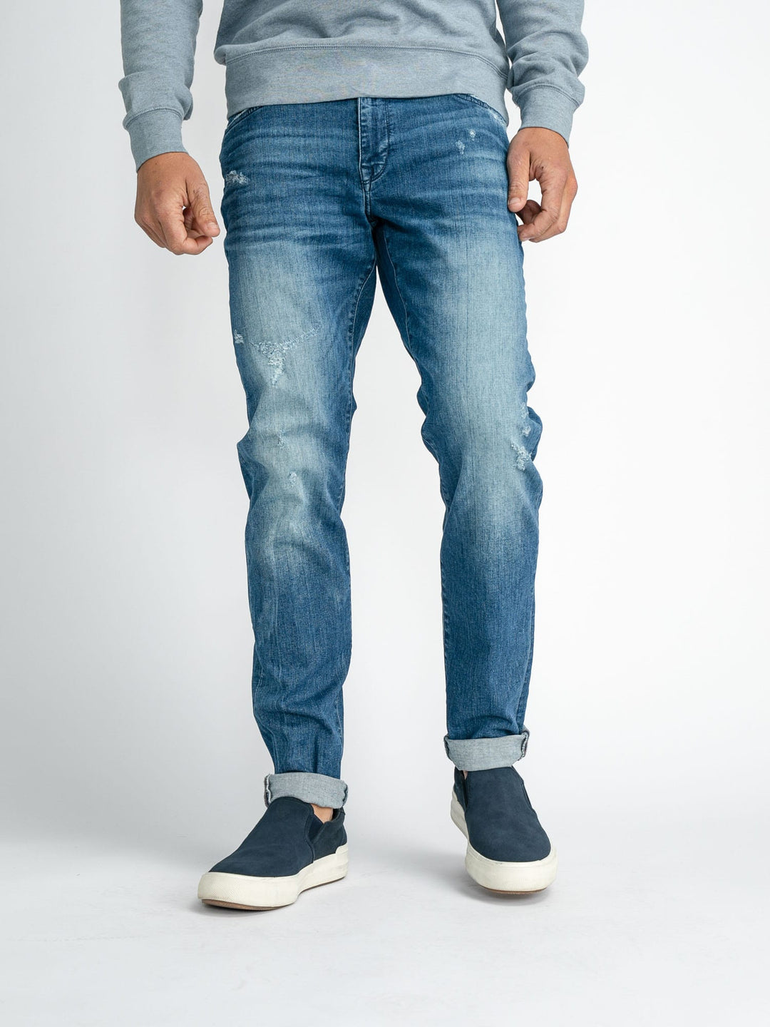 Petrol men M-1030-DNM002 Seaham jeans skinny fit heren - Blue Denim - 34