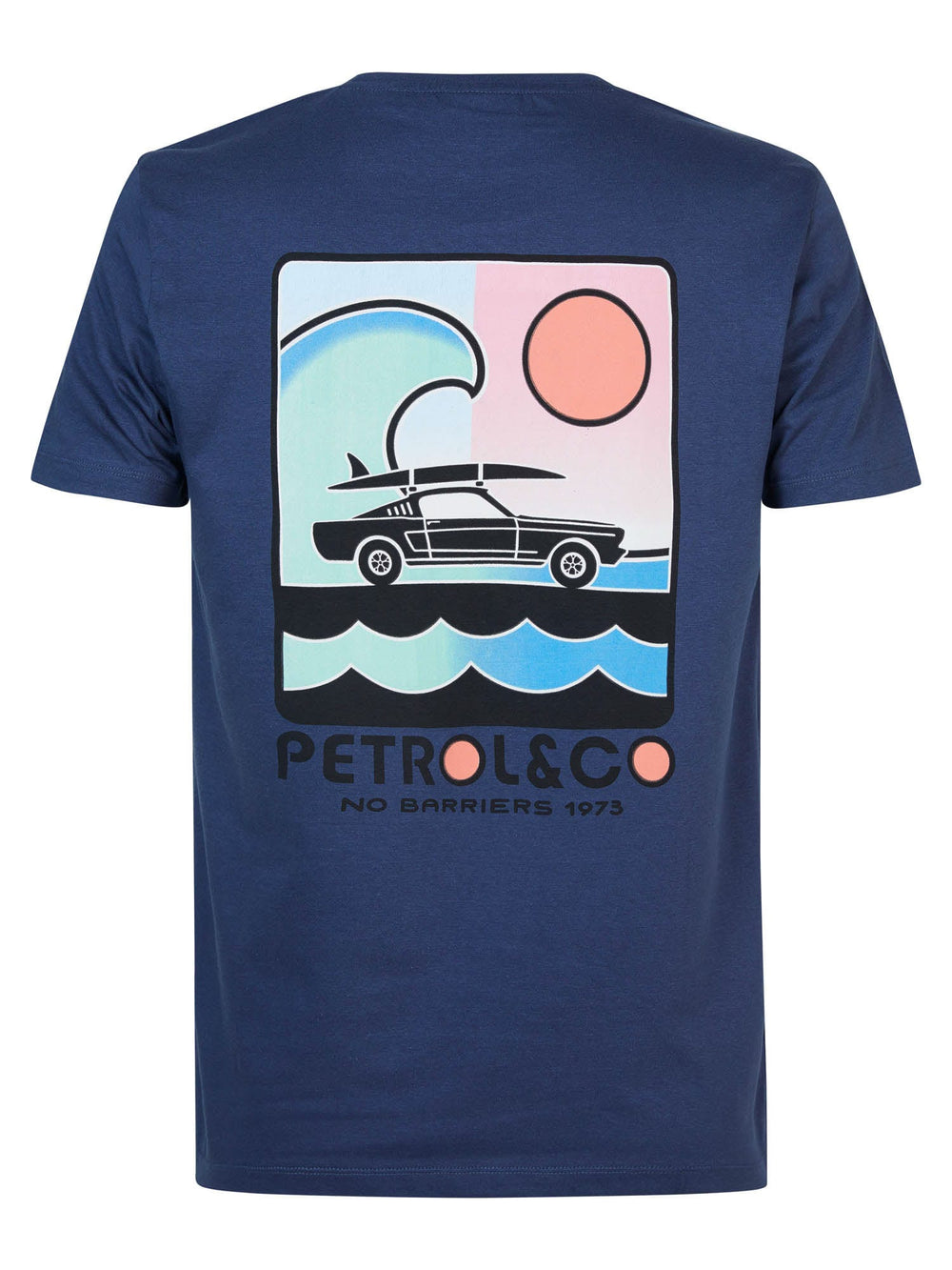 Petrol men M-1030-TSR686 t-shirt navy – heren