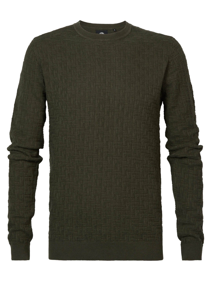 Petrol men M-3030-KWR232 trui heren – army
