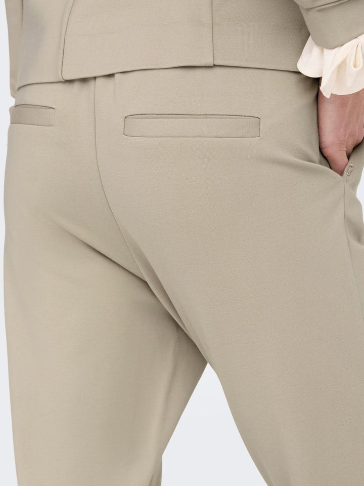 Only 15115847 Poptrash lange broek zand – dames - L32