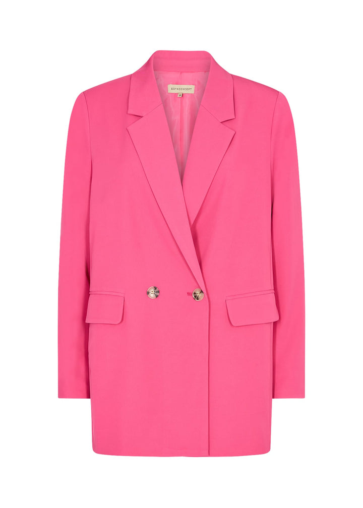 Soyaconcept blazer dames neon roze – SC-GABI 11