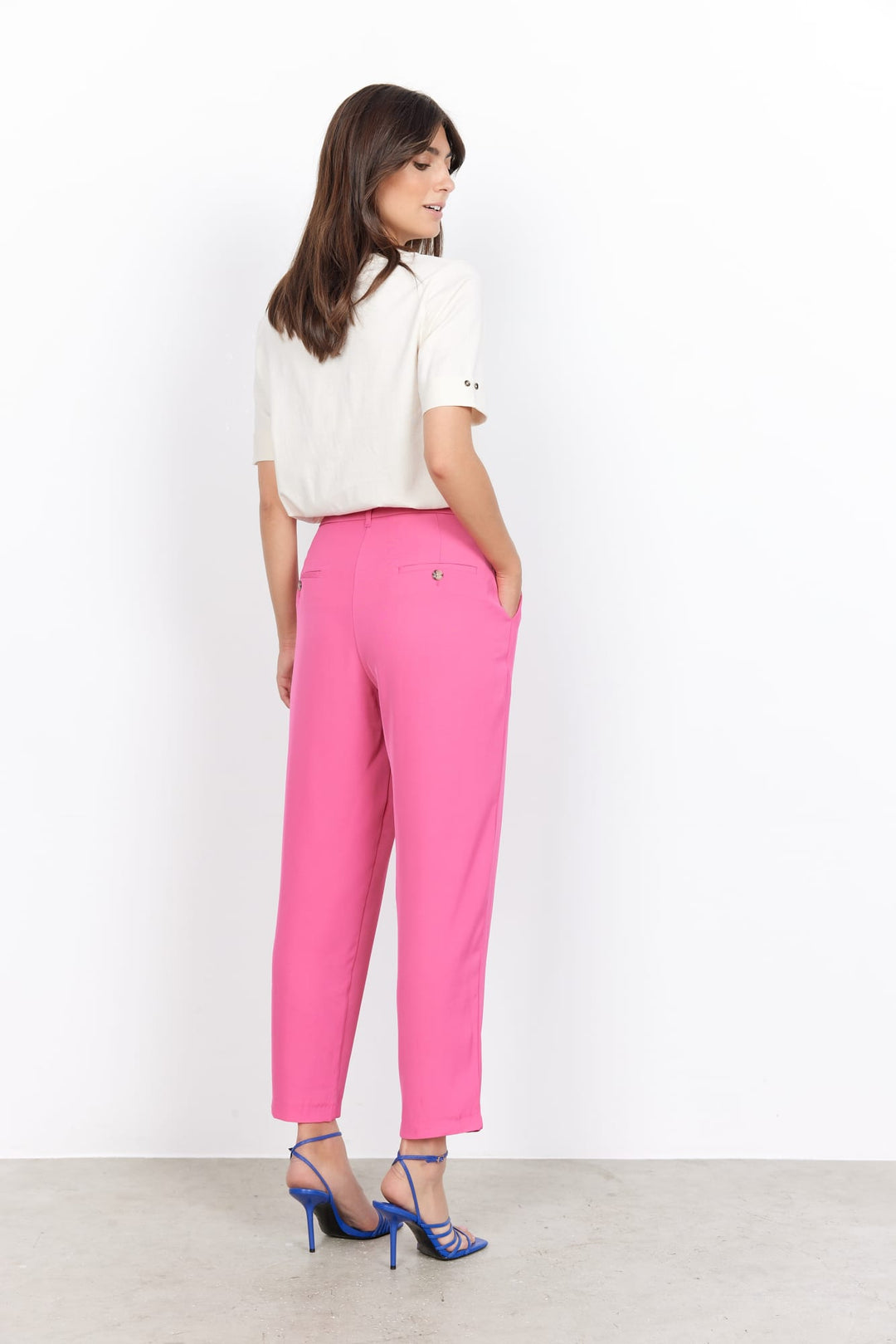 Soyaconcept SC-GABI 12-C fuchsia lange broek dames