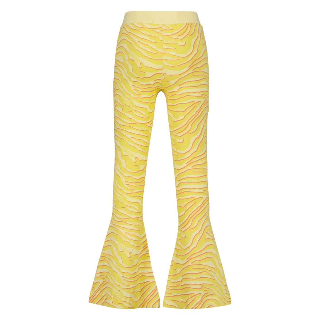 Raizzed Nova lange broek geel dessin – meisjes